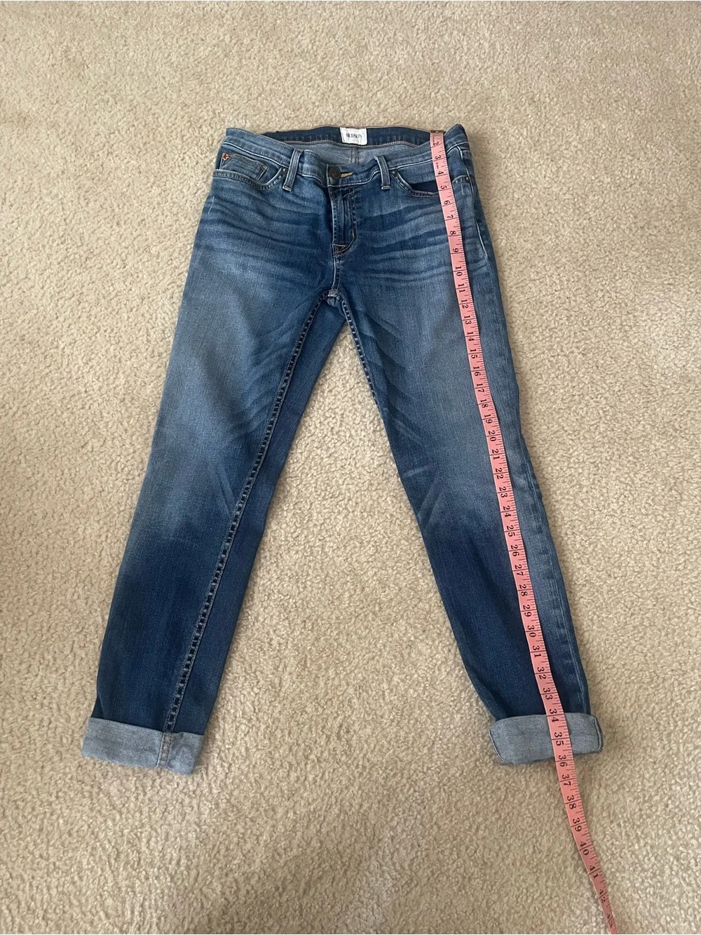 Hudson Jeans Boyfriend Jeans in Medium Blue 29 - Picture 9 of 10